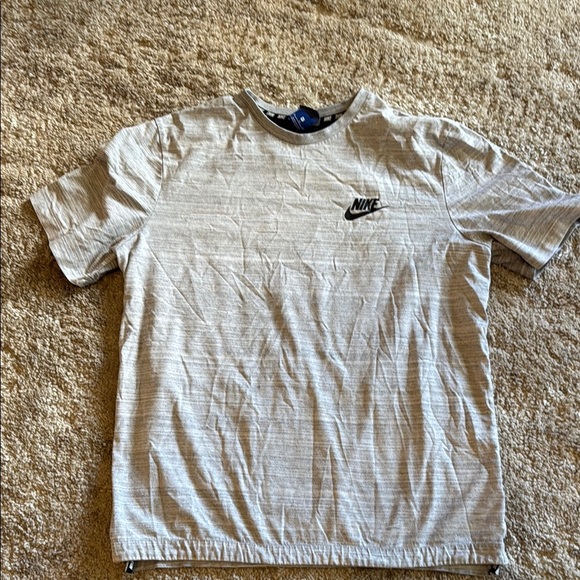 🍍 Nike Lab Tech Heathered T-shirt Gray Soccer Shirt X Large Vtg Athletic🍍 - Picture 1 of 3